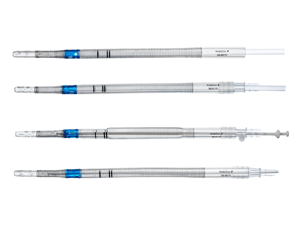 Flex line two stage venous cannulae